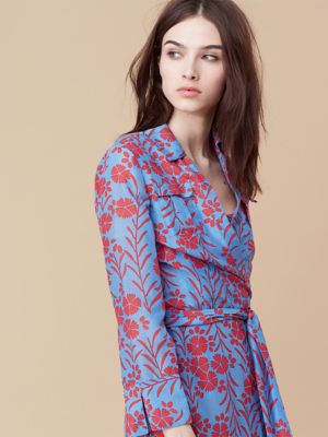Collared Wrap Dress Landing Pages by DVF